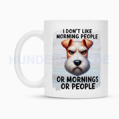 Tasse "Foxterrier ( Drahthaar ) - Morning People" – hunde-shirt.de