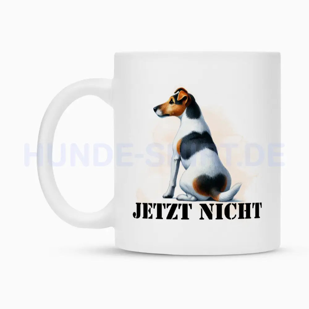 Tasse "Foxterrier ( Glatthaar ) - JETZT NICHT" – hunde-shirt.de