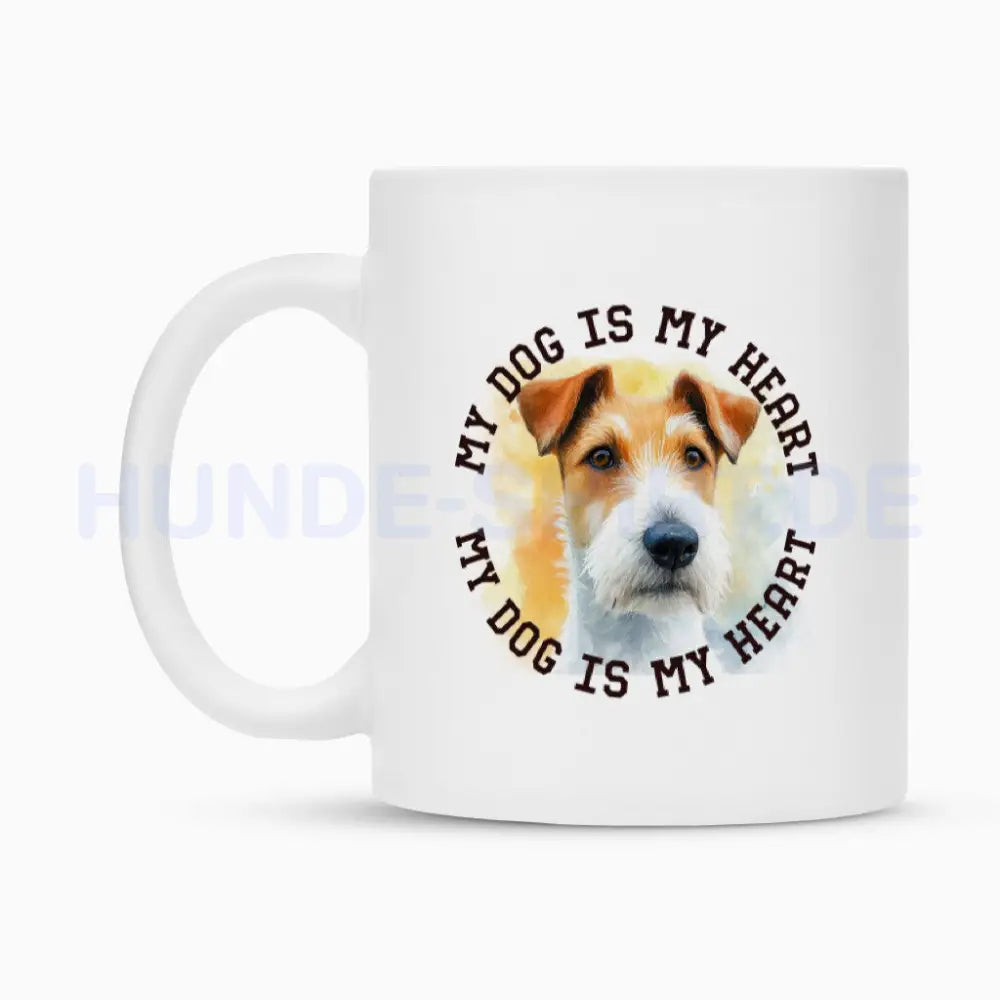 Tasse "Foxterrier HEART" – hunde-shirt.de