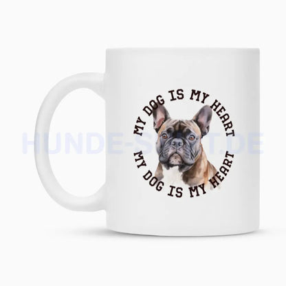 Tasse "Französische Bulldogge braun H" – hunde-shirt.de