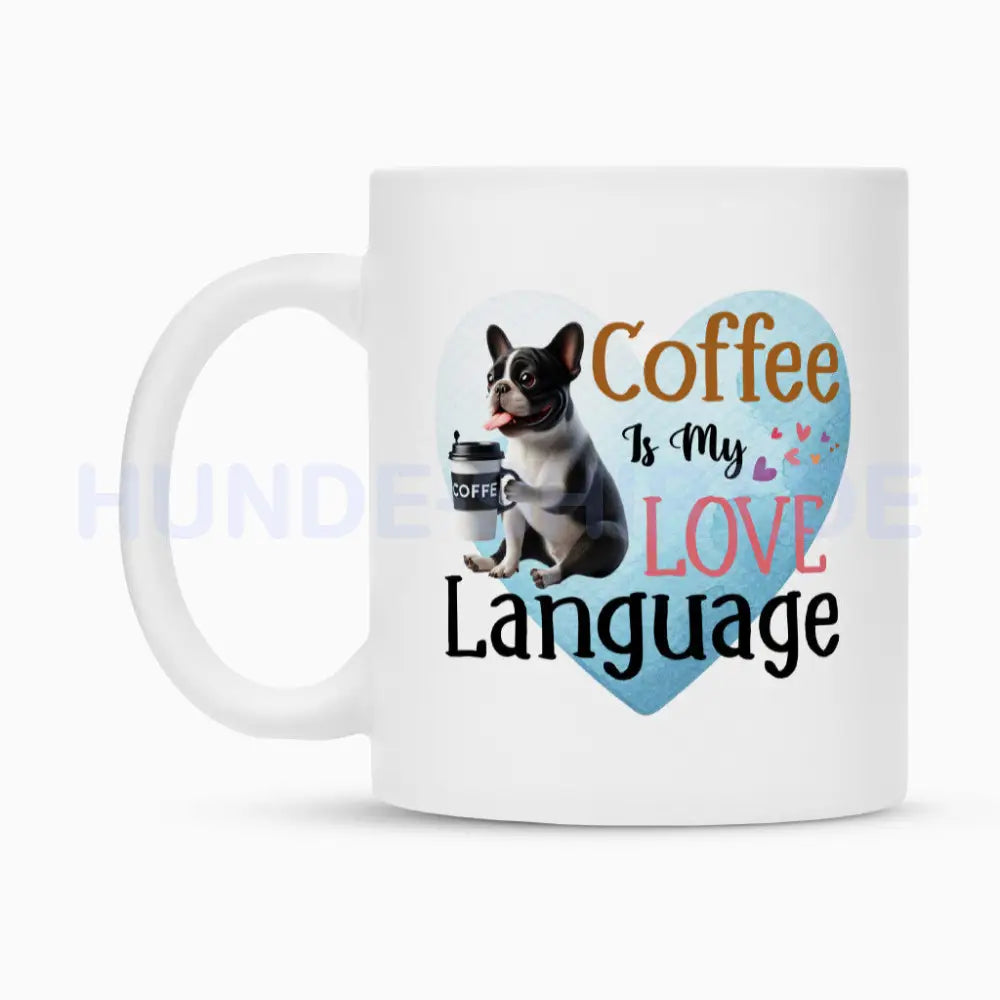 Tasse "Französische Bulldogge - Love Language" – hunde-shirt.de