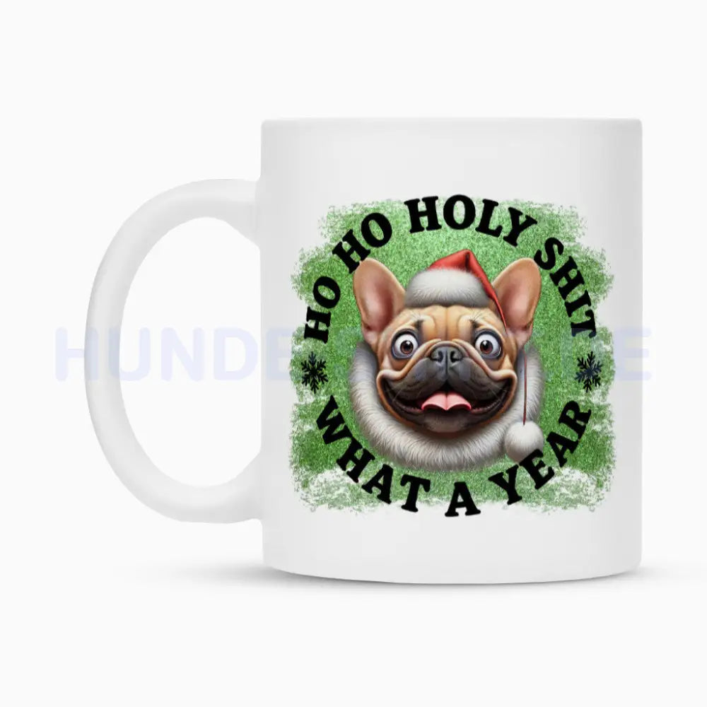 Tasse "Frenchie Fawn - HO HO..." – hunde-shirt.de