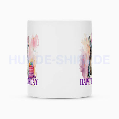 Tasse "Frenchie - Happy Birthday" – hunde-shirt.de