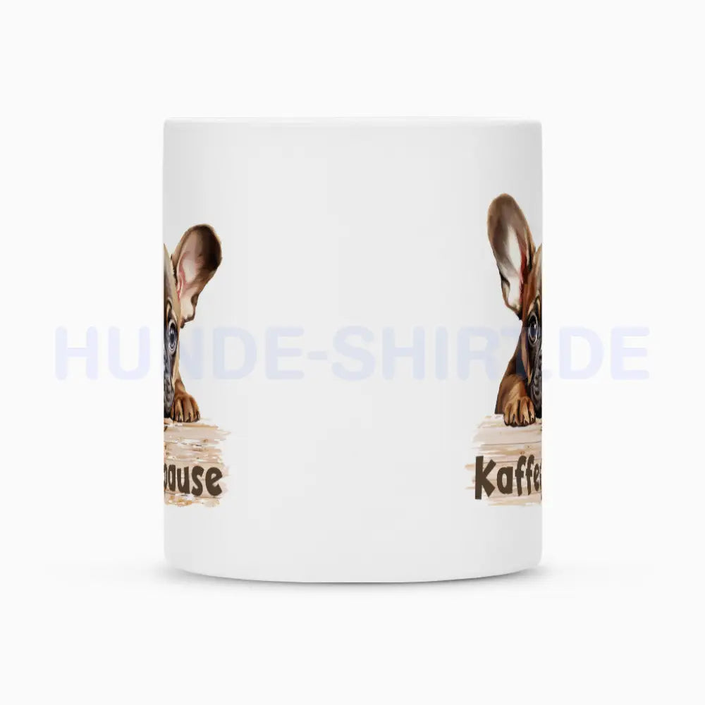 Tasse "Frenchie - Kaffeepause II" – hunde-shirt.de