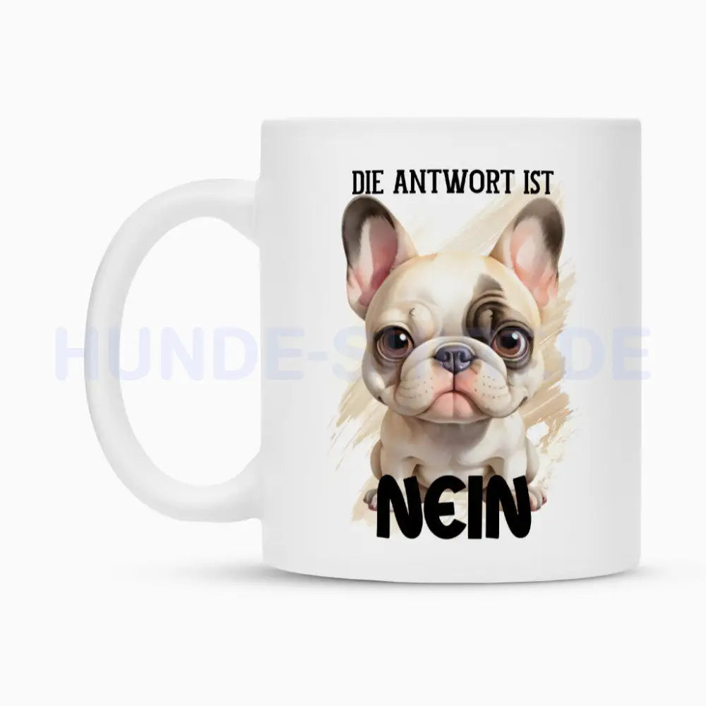 Tasse "Frenchie - NEIN" – hunde-shirt.de