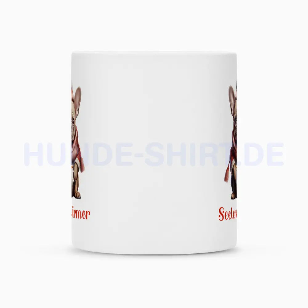 Tasse "Frenchie - Seelenwärmer rot" – hunde-shirt.de