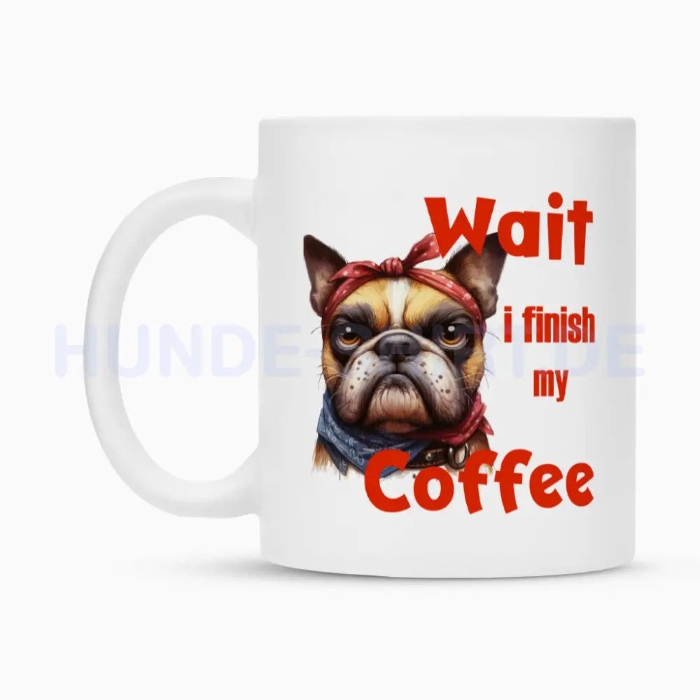 Tasse "Frenchie - Wait" – hunde-shirt.de