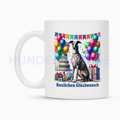 Tasse "Galgo - Herzlichen Glückwunsch" – hunde-shirt.de