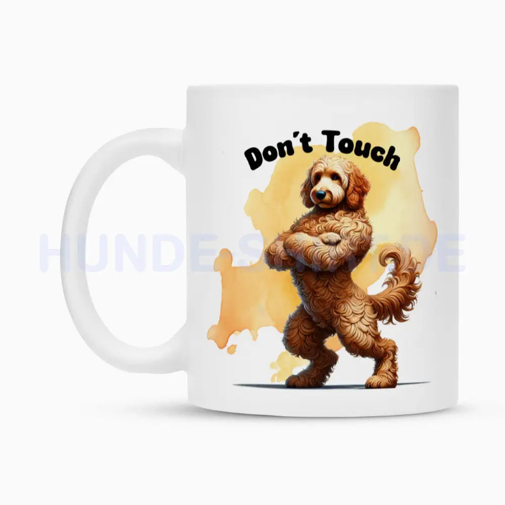 Tasse "Golden Doodle - Don´t touch" – hunde-shirt.de