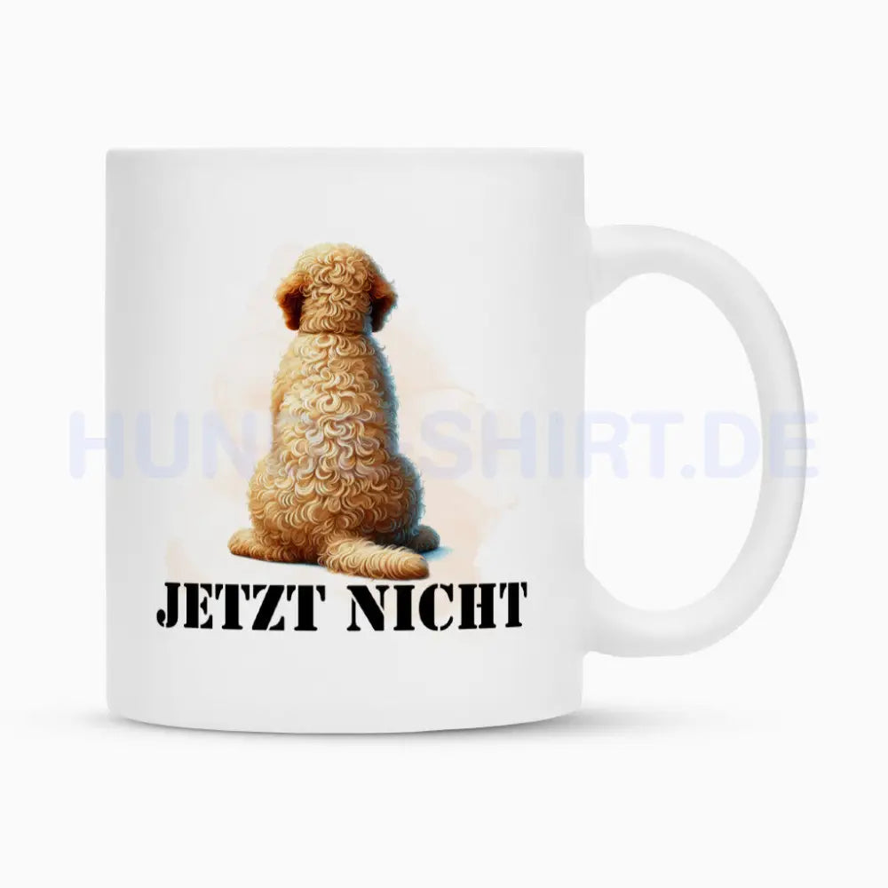 Tasse "Golden Doodle - JETZT NICHT" Weiß – hunde-shirt.de