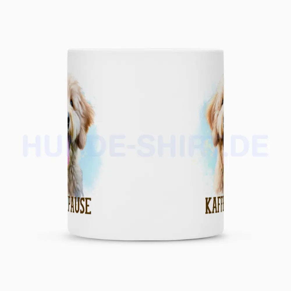 Tasse "Golden Doodle - Kaffeepause" – hunde-shirt.de