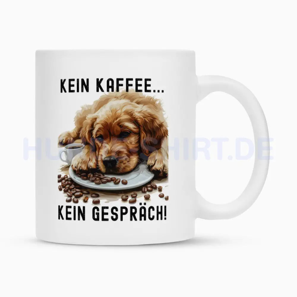 Tasse "Golden Doodle - Kein Kaffee..." Weiß – hunde-shirt.de