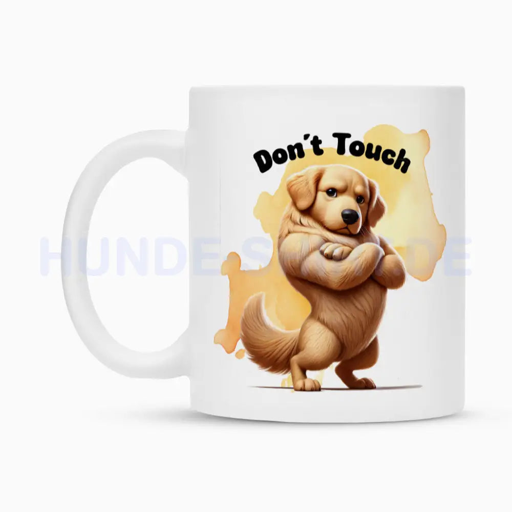 Tasse "Golden Retriever - Don´t touch" – hunde-shirt.de