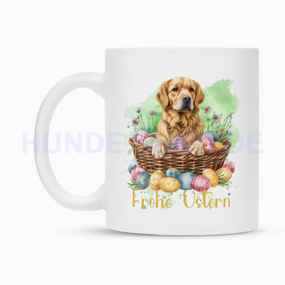 Tasse "Golden Retriever - Frohe Ostern" – hunde-shirt.de