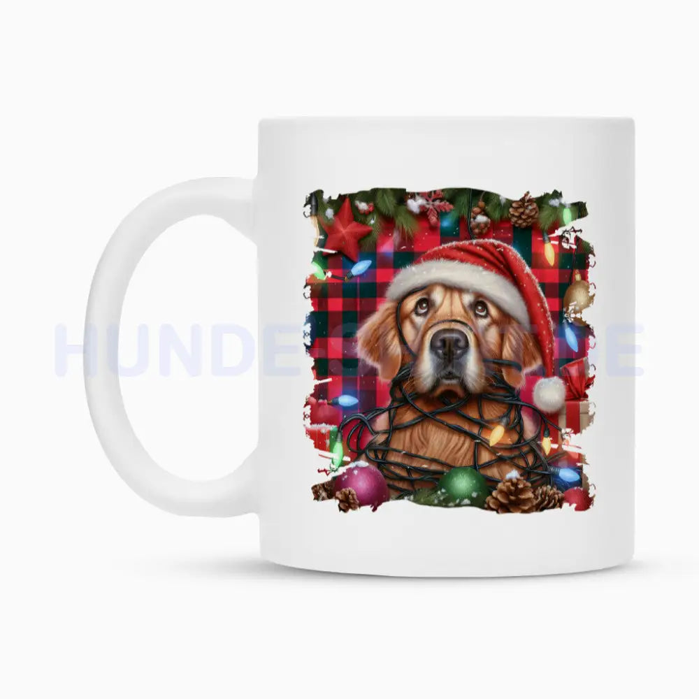 Tasse "Golden Retriever - Funny Christmas" – hunde-shirt.de