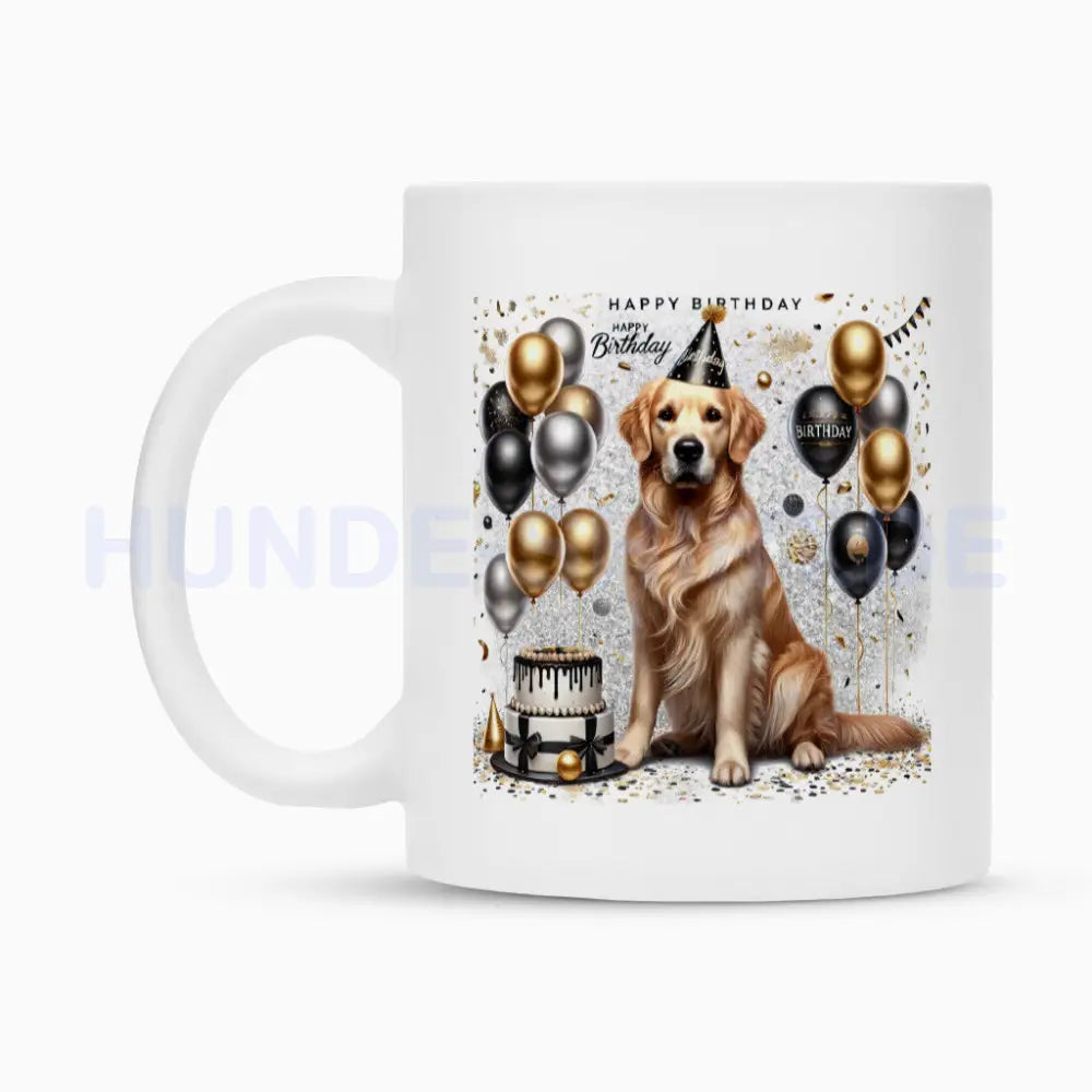 Tasse "Golden Retriever - Geburtstag" – hunde-shirt.de