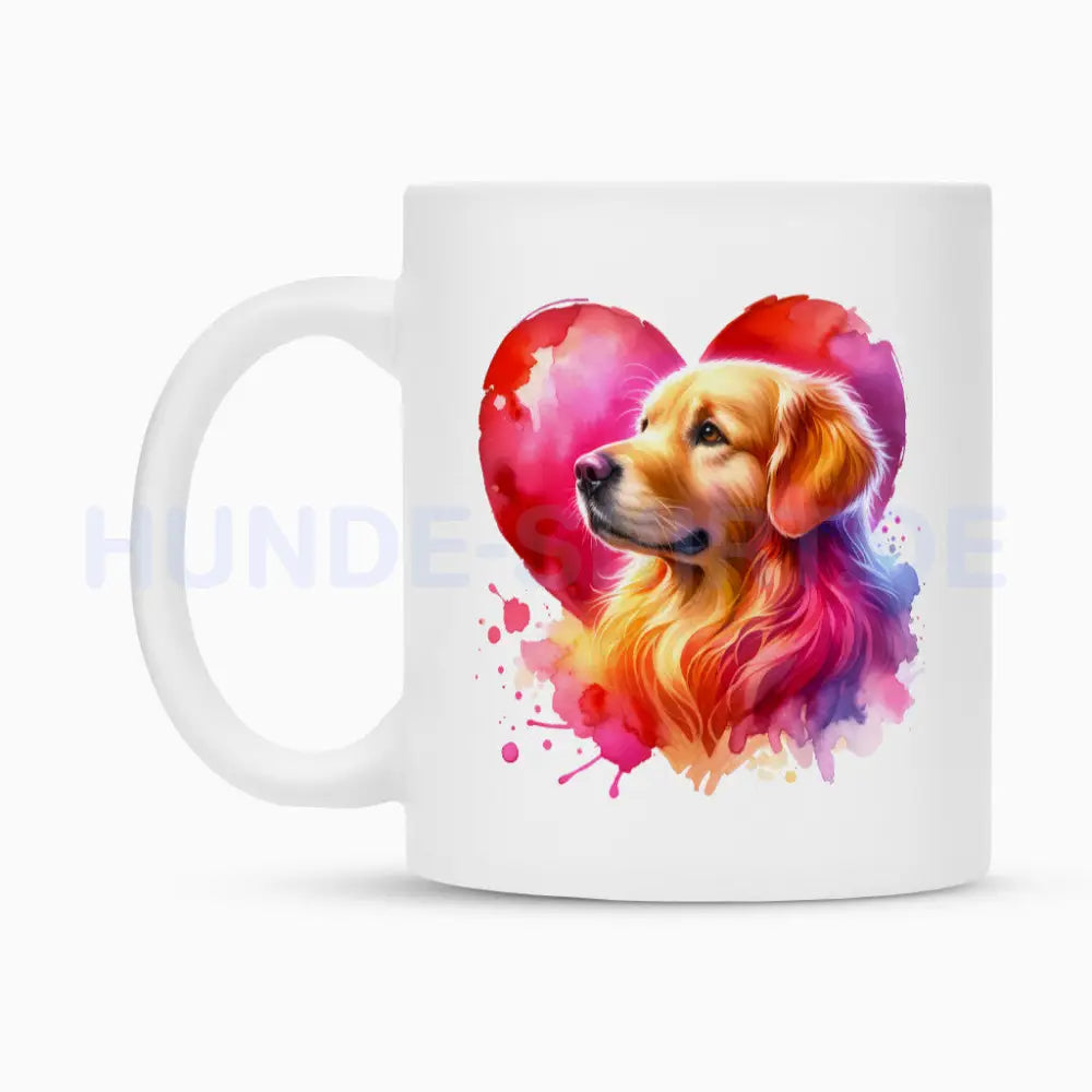 Tasse "Golden Retriever - Herz" – hunde-shirt.de