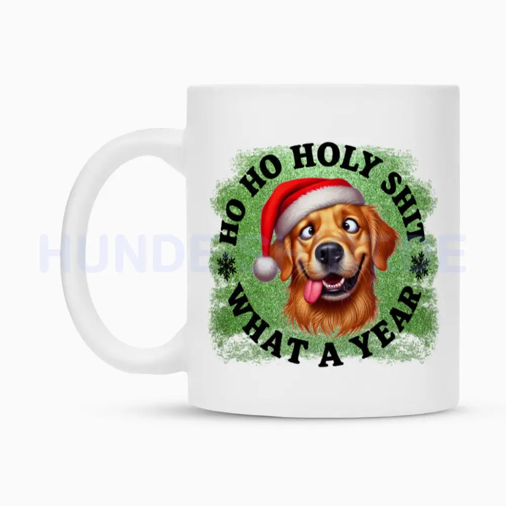 Tasse "Golden Retriever - HO HO..." – hunde-shirt.de