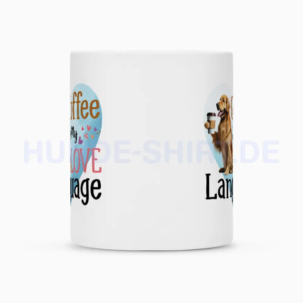 Tasse "Golden Retriever - Love Language" – hunde-shirt.de