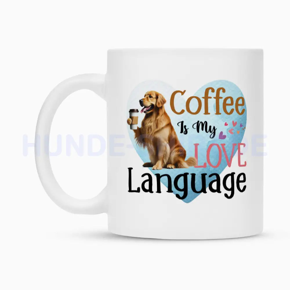 Tasse "Golden Retriever - Love Language" – hunde-shirt.de