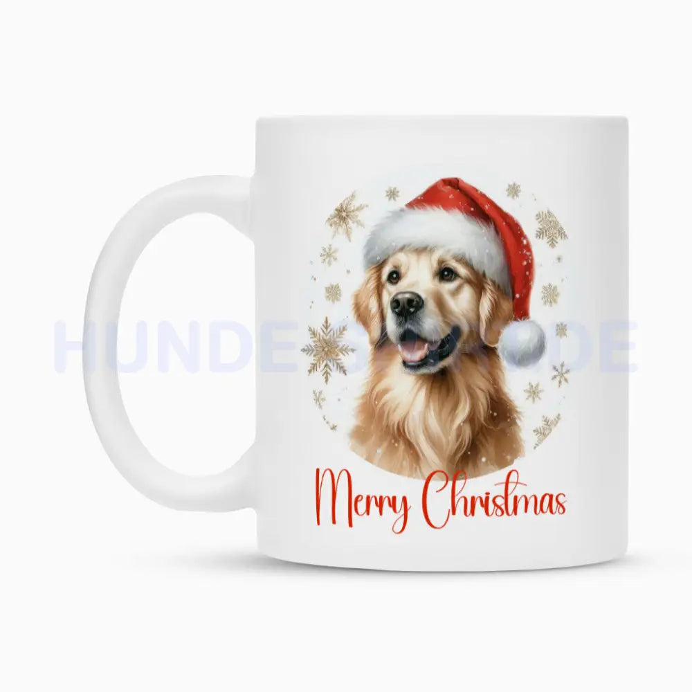 Tasse "Golden Retriever - Merry Christmas" – hunde-shirt.de