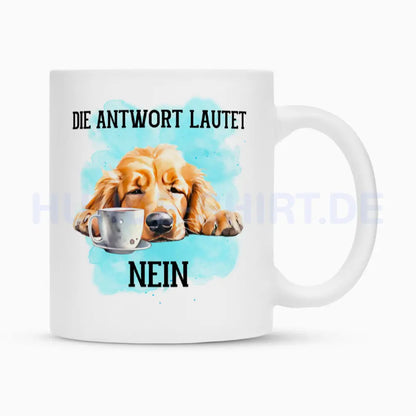 Tasse "Golden Retriever - NEIN" Weiß – hunde-shirt.de