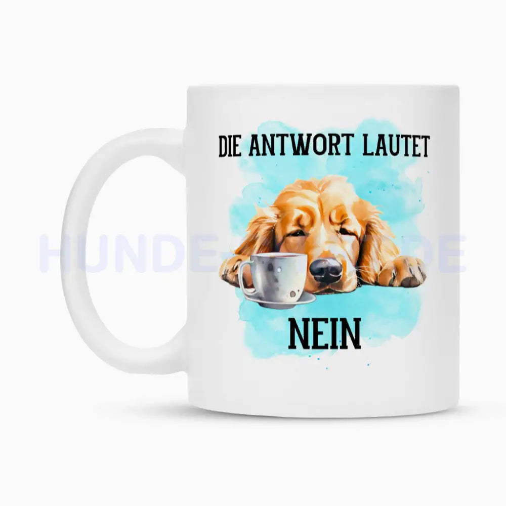 Tasse "Golden Retriever - NEIN" – hunde-shirt.de