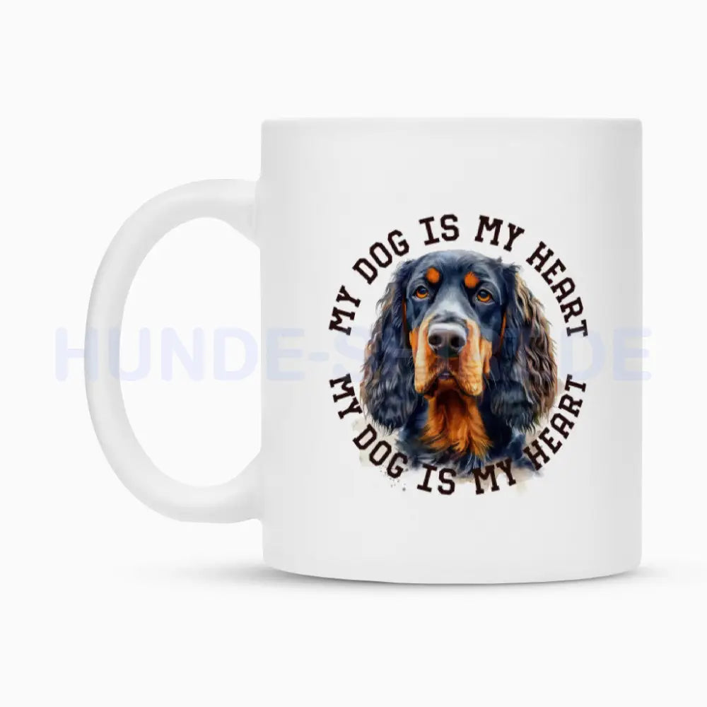 Tasse "Gordon Setter HEART" – hunde-shirt.de