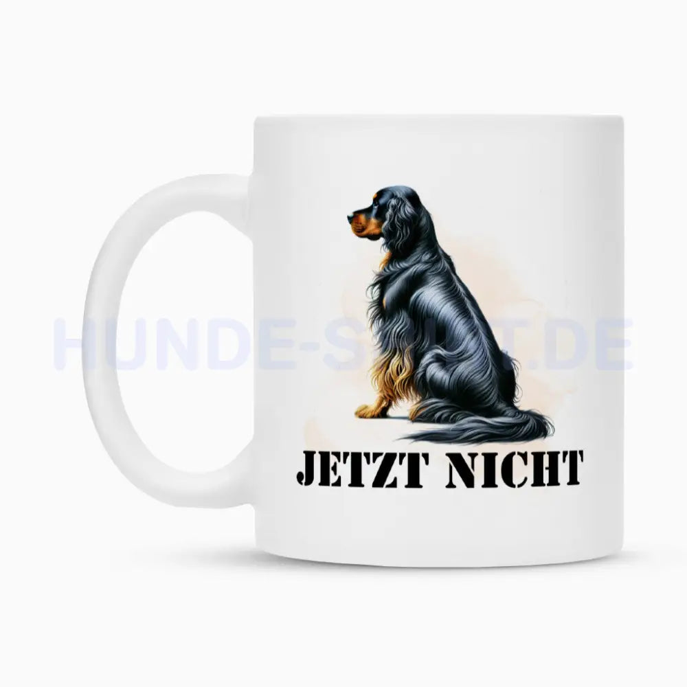 Tasse "Gordon Setter - JETZT NICHT" – hunde-shirt.de