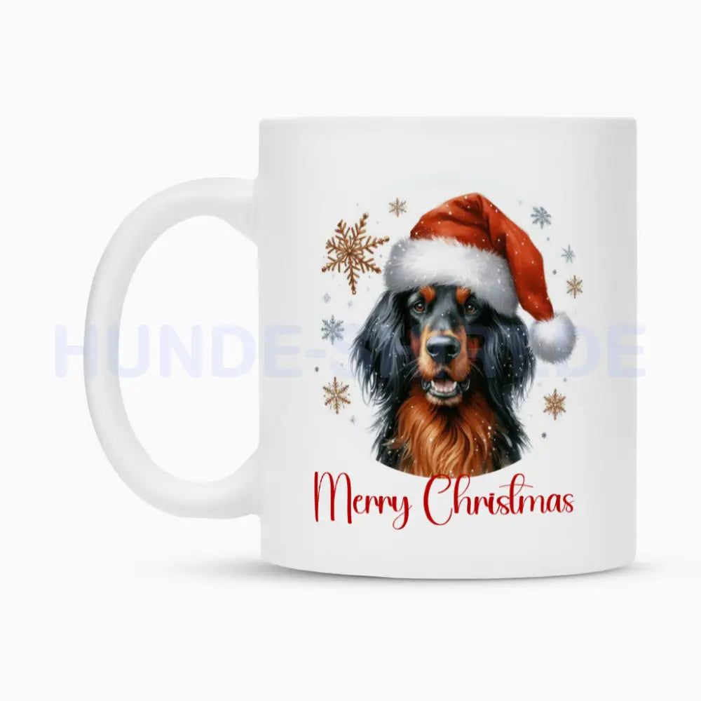 Tasse "Gordon Setter - Merry Christmas" – hunde-shirt.de