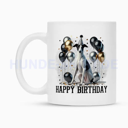 Tasse "Greyhound - Happy Birthday III" – hunde-shirt.de