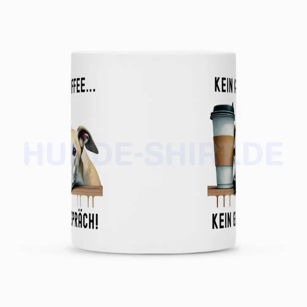 Tasse Greyhound ( hell ) - Kein Kaffee..." – hunde-shirt.de