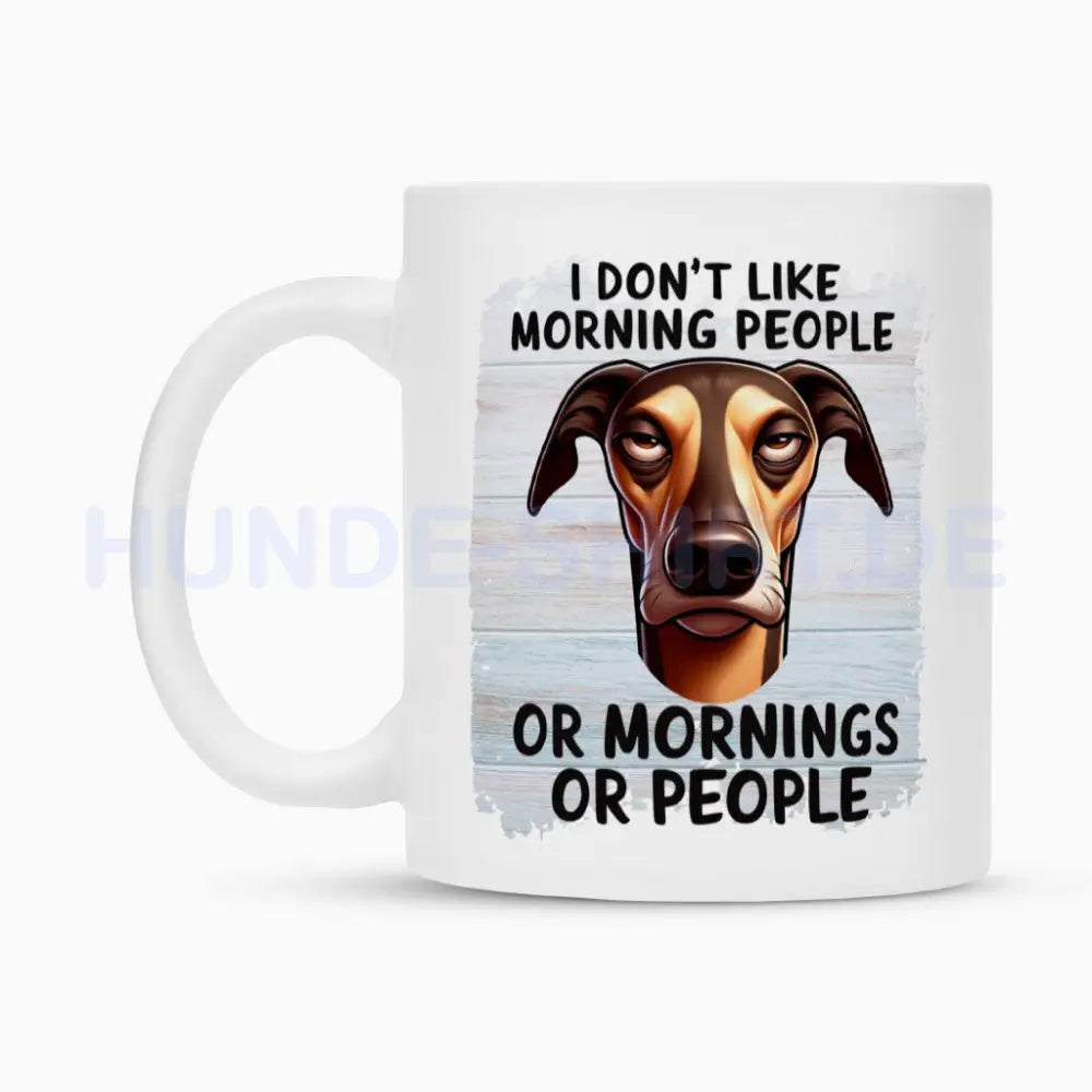 Tasse "Greyhound - Morning People" – hunde-shirt.de