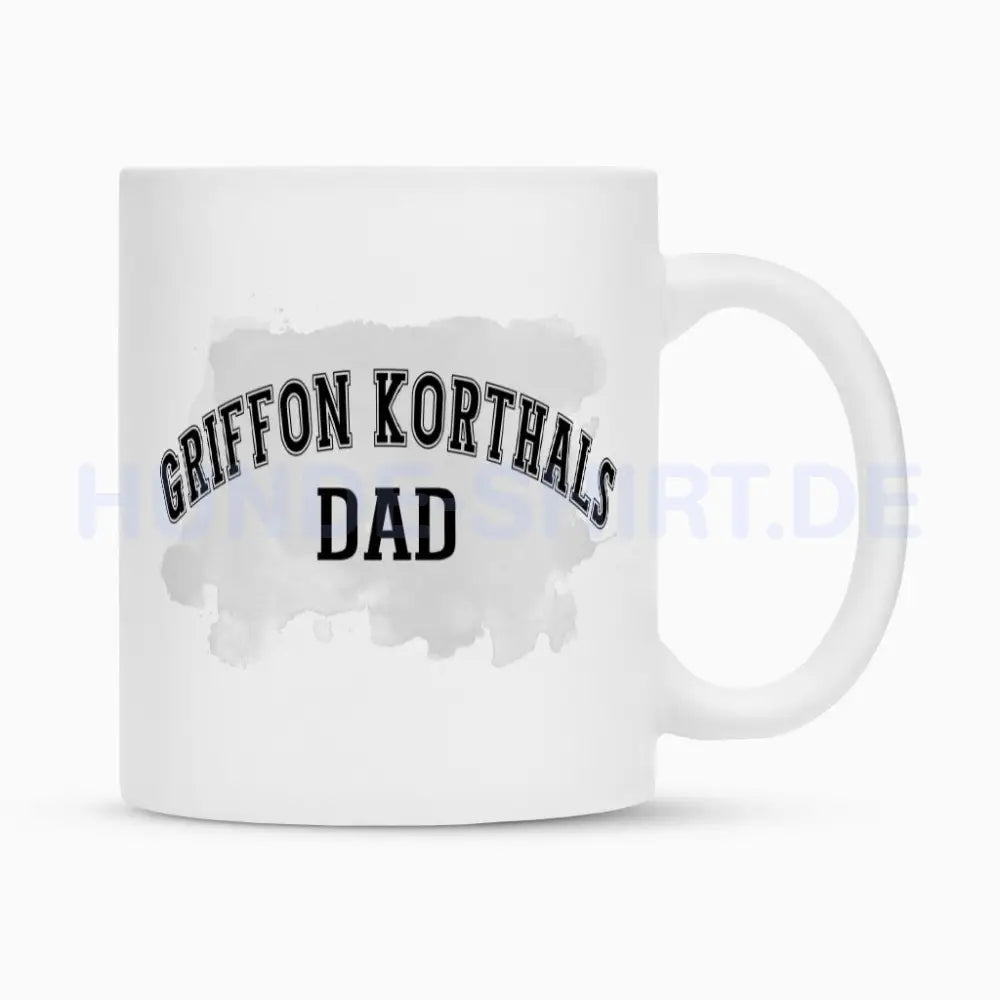 Tasse "Griffon Korthals - DAD" Weiß – hunde-shirt.de