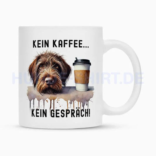 Tasse "Griffon Korthals - Kein Kaffee..." Weiß – hunde-shirt.de