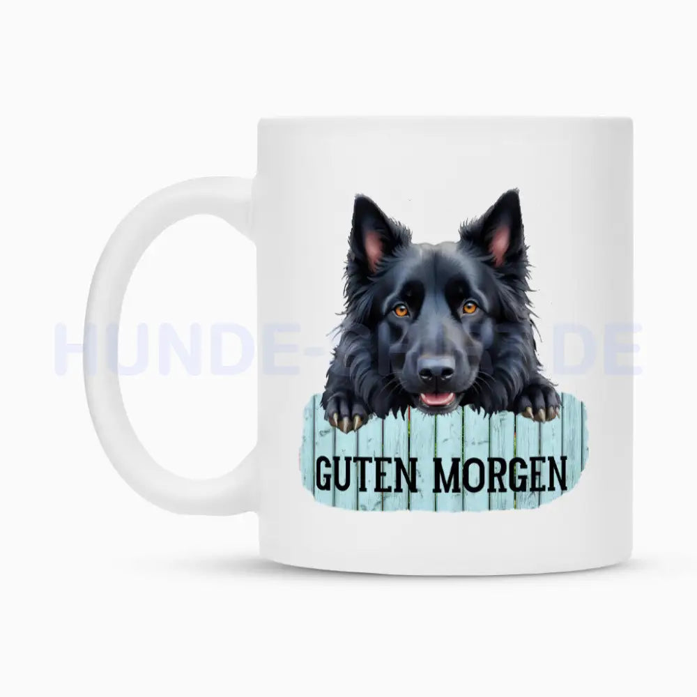 Tasse "Groenendael - Guten Morgen" – hunde-shirt.de