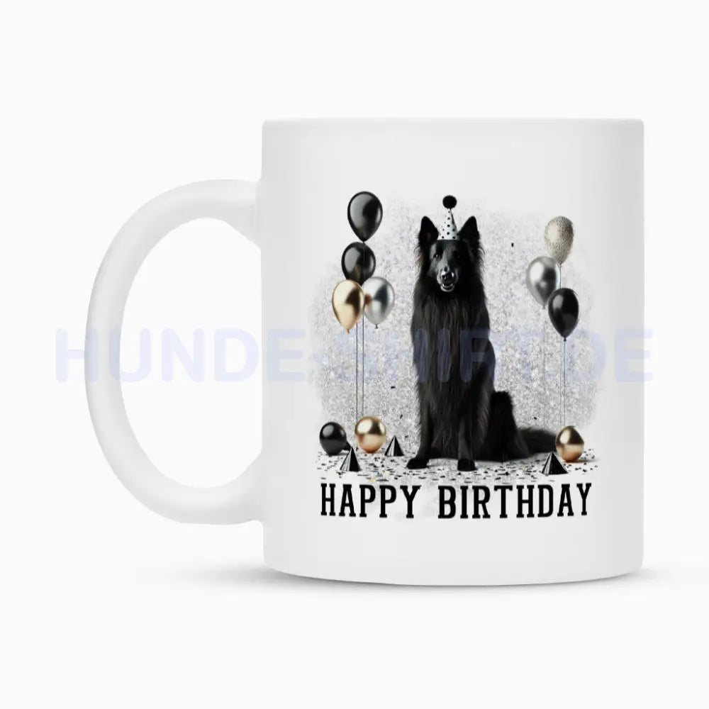 Tasse "Groenendael - Happy Birthday" – hunde-shirt.de