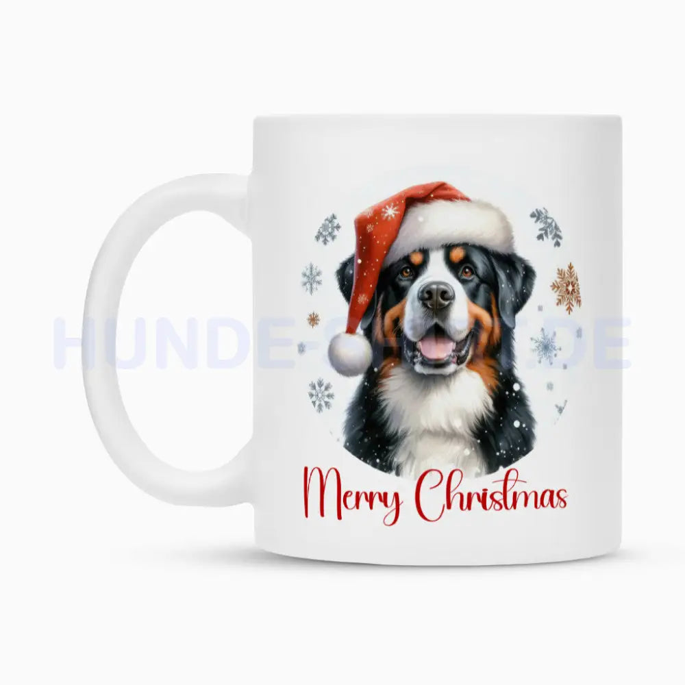 Tasse "Großer Schweizer - Merry Christmas" – hunde-shirt.de