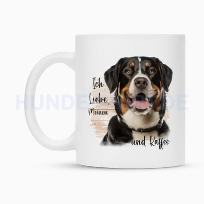 Tasse "Großer Schweizer Sennenhund - Ich liebe..." – hunde-shirt.de