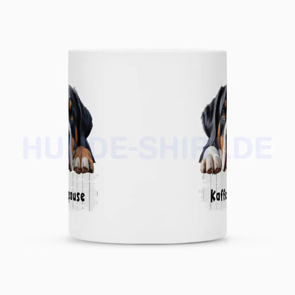 Tasse "Großer Schweizer Sennenhund - Kaffeepause" – hunde-shirt.de