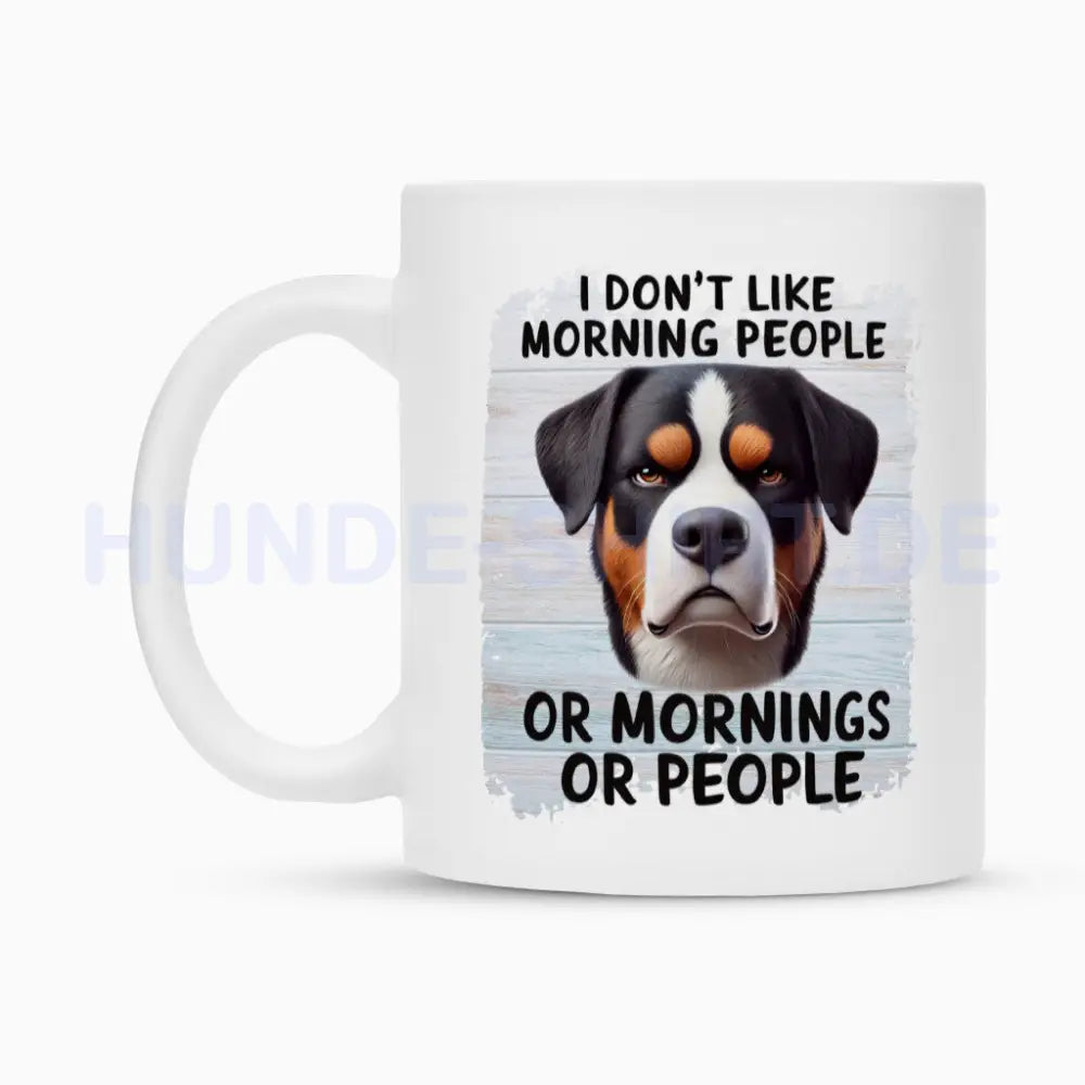 Tasse "Großer Schweizer Sennenhund - Morning People" – hunde-shirt.de