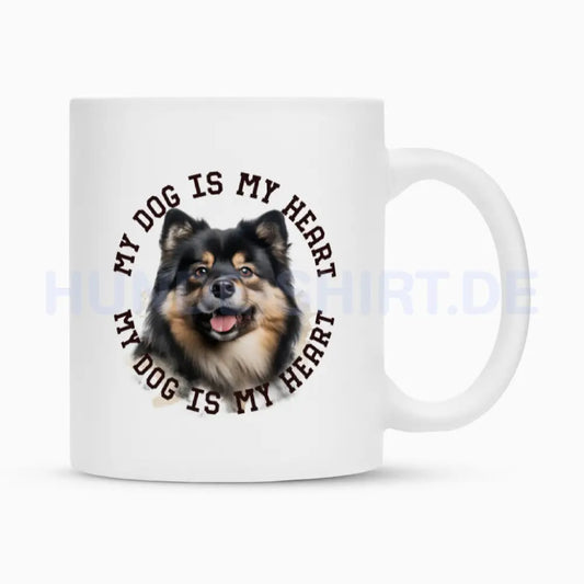 Tasse "Großspitz HEART" Weiß – hunde-shirt.de