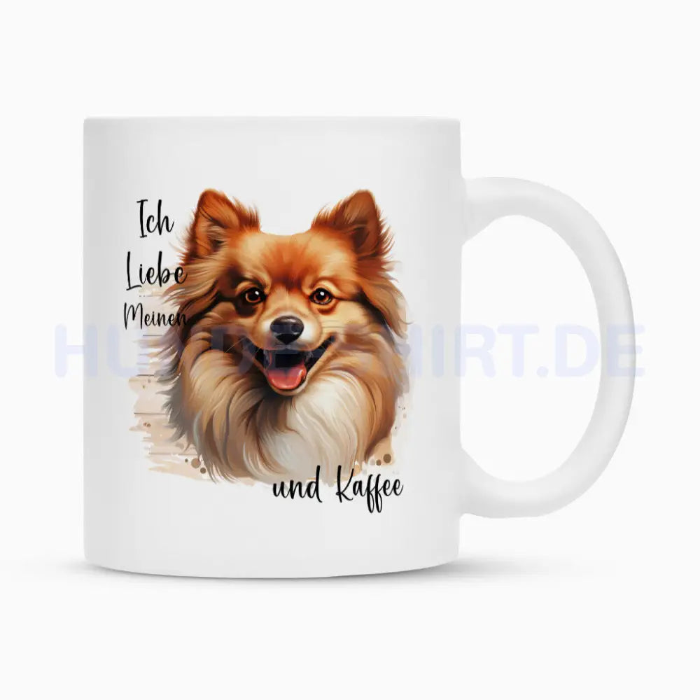 Tasse "Großspitz - Ich liebe meinen..." Weiß – hunde-shirt.de