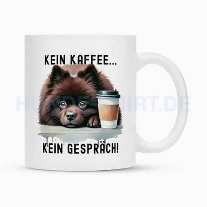 Tasse "Großspitz - Kein Kaffee..." Weiß – hunde-shirt.de