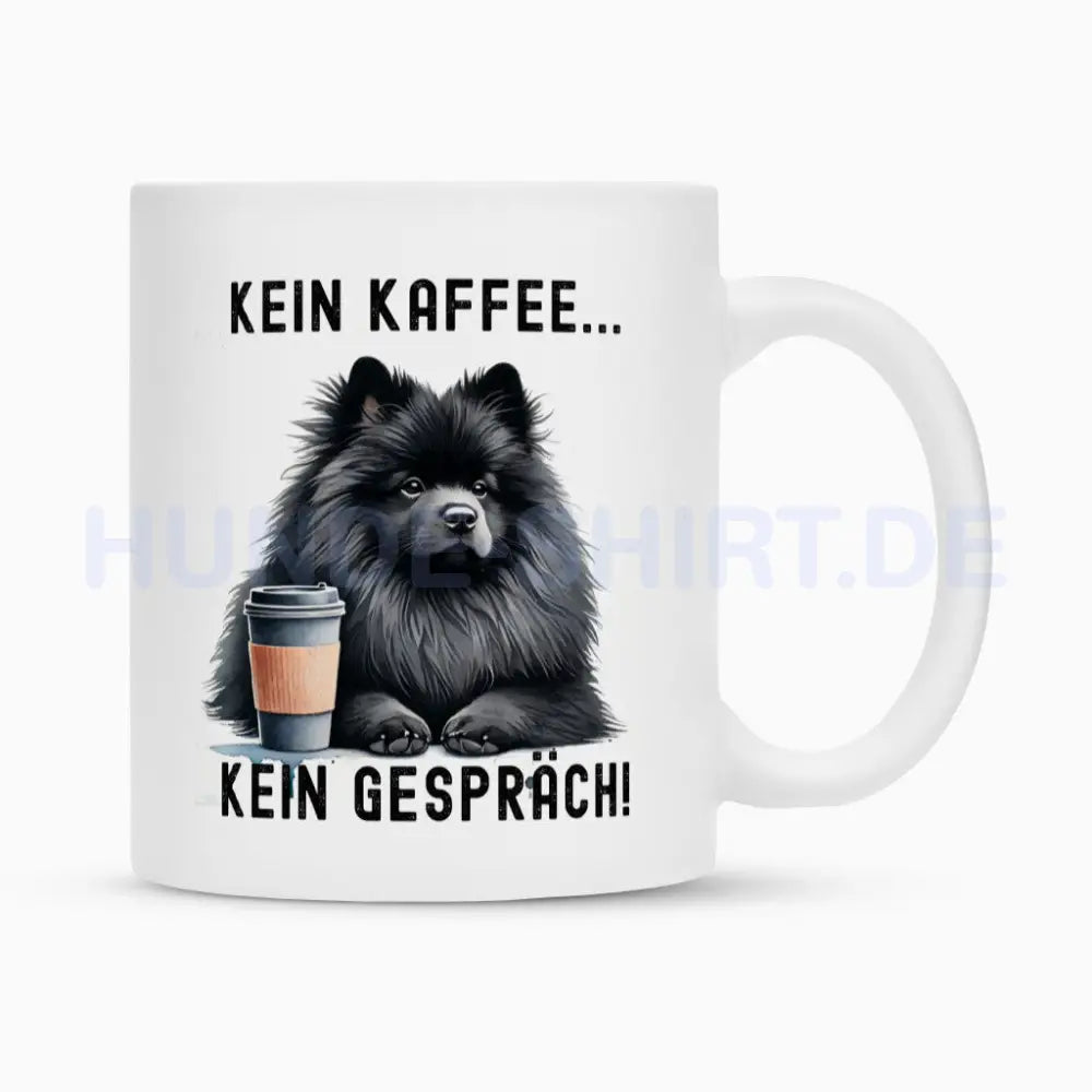 Tasse "Großspitz ( schwarz ) - Kein Kaffee..." Weiß – hunde-shirt.de