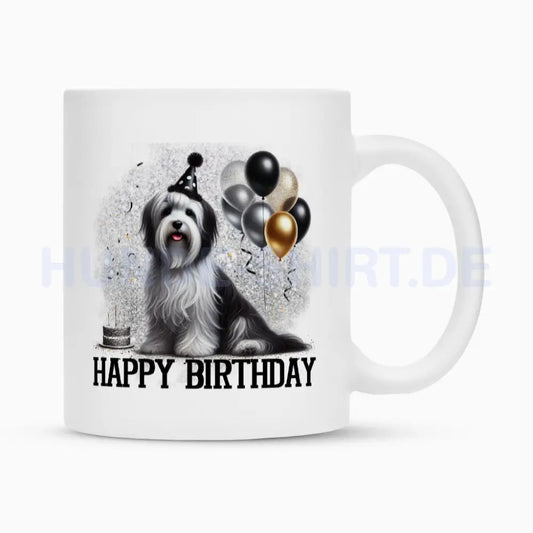 Tasse "Havaneser - Geburtstag II" Weiß – hunde-shirt.de