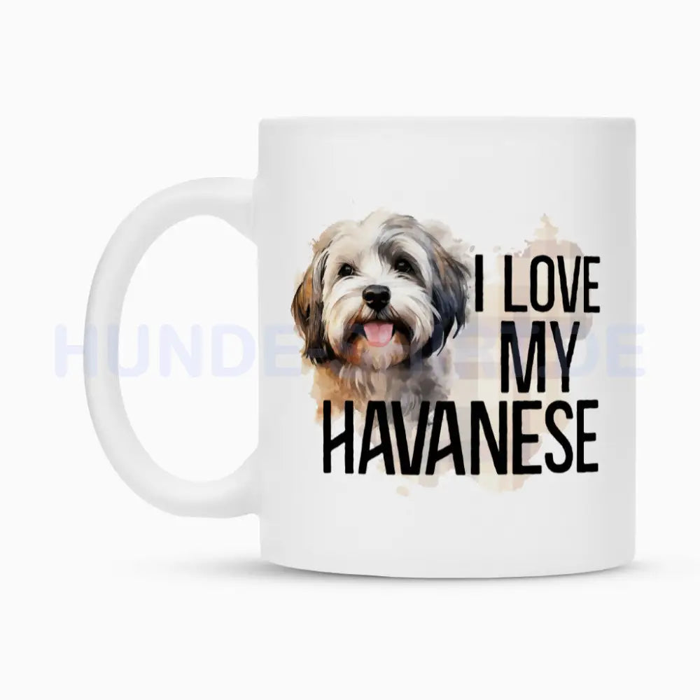 Tasse "Havaneser - I love..." – hunde-shirt.de