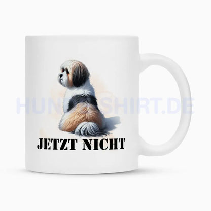 Tasse "Havaneser - JETZT NICHT" Weiß – hunde-shirt.de