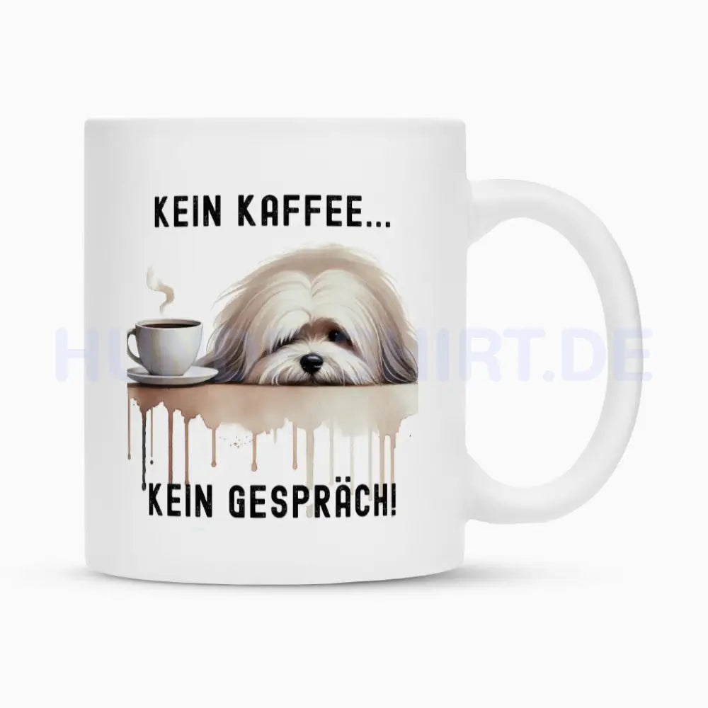 Tasse "Havaneser - Kein Kaffee..." Weiß – hunde-shirt.de