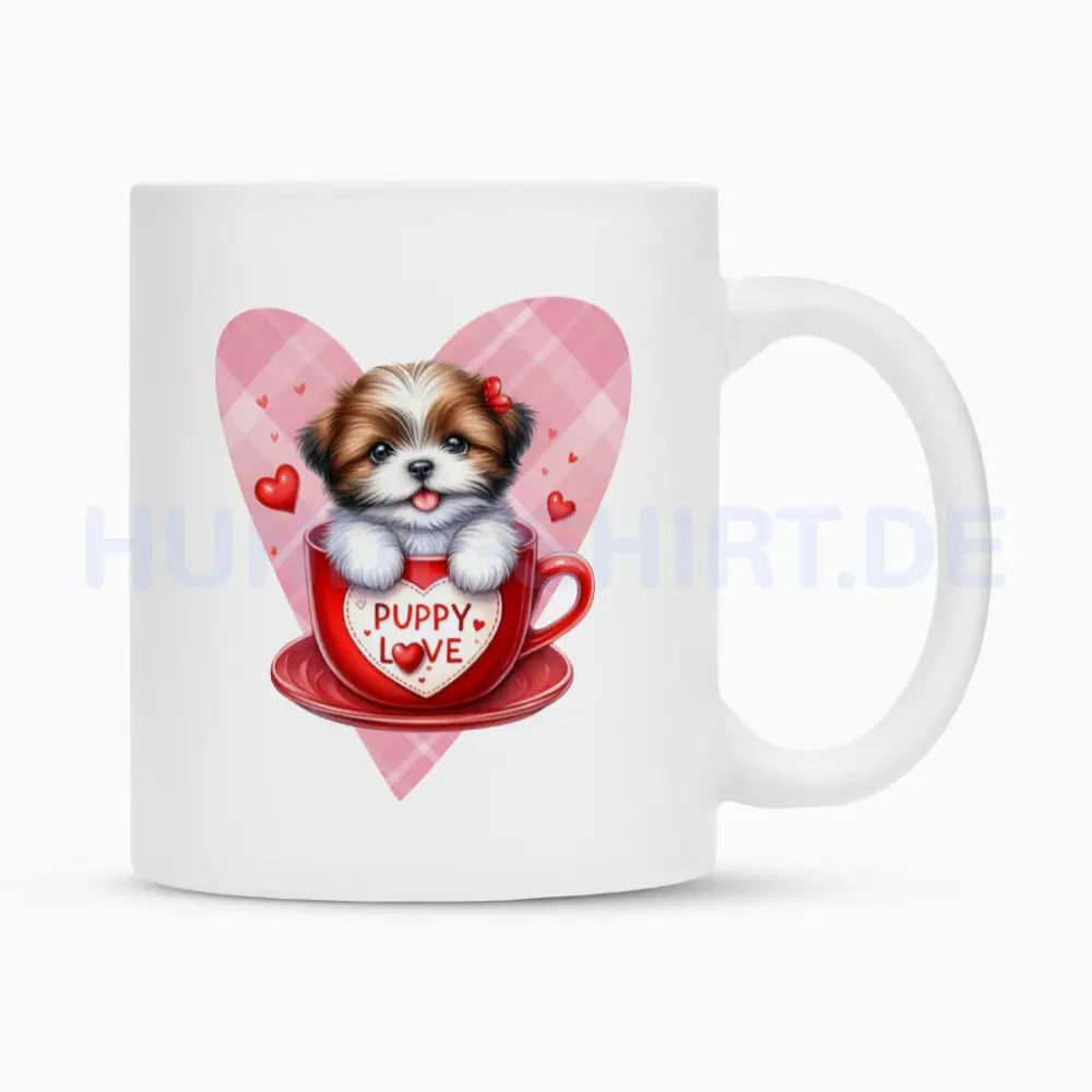 Tasse "Havaneser - Puppy Love" Weiß – hunde-shirt.de